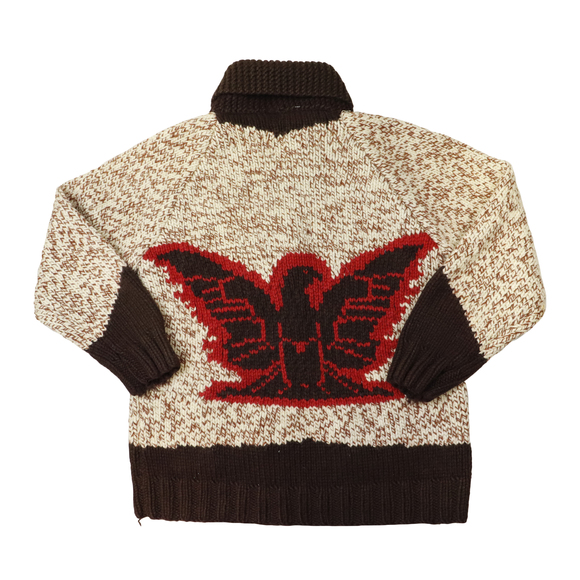 Other - Vintage Eagle Cowichan Brown Red Knit Sweater